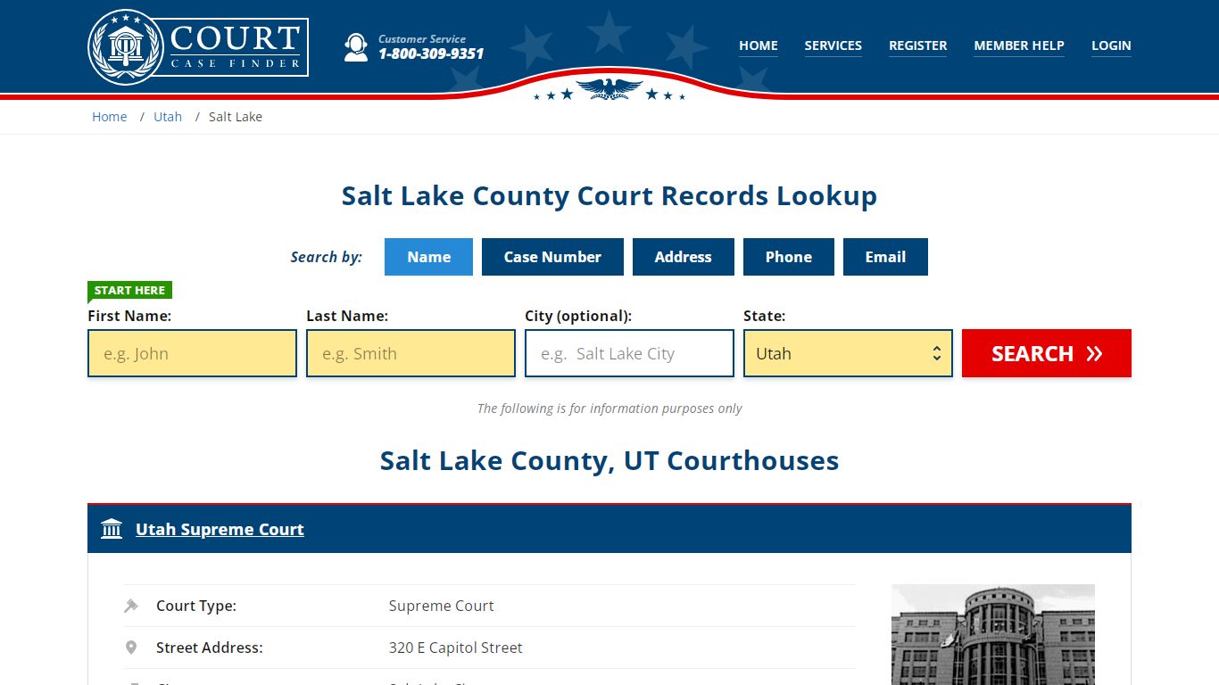 Salt Lake County Court Records | UT Case Lookup